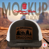 No Bragging Till You're Dragging - Black/White